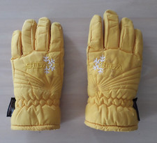 SILA guanti da sci e neve gialli taglia 3 bambino bambina imbottiti Thinsulate