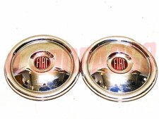 COPPE RUOTA BORCHIE CERCHI 2 PZ FIAT 600 E - 850 BERLINA  FUORI SERIE ACCESSORI