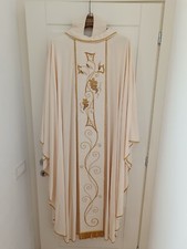 White Chasub with Gold