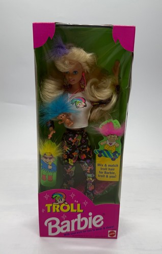 Barbie 1992 troll nrfb - troll,
