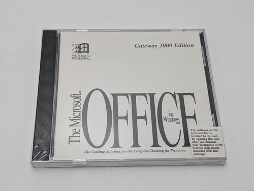 Vintage microsoft office cd - pc,