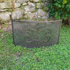 Parascintille in ferro - parafuoco per caminetto stufe focolari camino