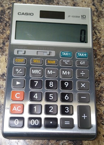 Casio 100bm calcolatrice - jf-100bm,