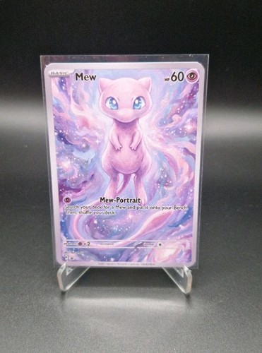 Mew card custom fan - mew, art