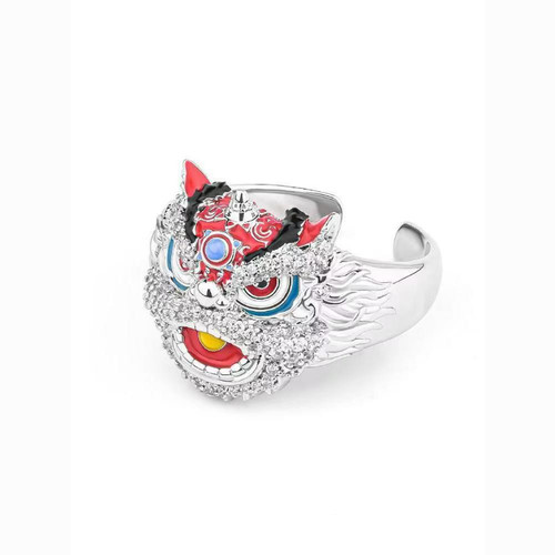 Anello danza leone fascia - anello,