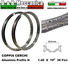 COPPIA CERCHI ALLUMINIO 140 X