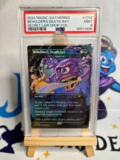 Magic MTG snuff out foil Secret lair beholder's death ray PSA 9 #1792 (no box )