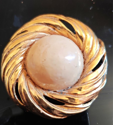 Bijou ysl paris grande broche - bijou,