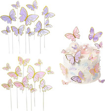 60 Pezzi Farfalla Decorazioni