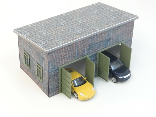 Diorama garage esterno - , 1:64