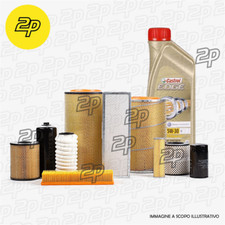 KIT TAGLIANDO 4 FILTRI,5 LT OLIO CASTROL EDGE 5W30 SEAT Leon 1.9 TDI 77KW, 105CV