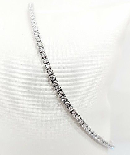Bracciale tennis oro bianco - bracciale,
