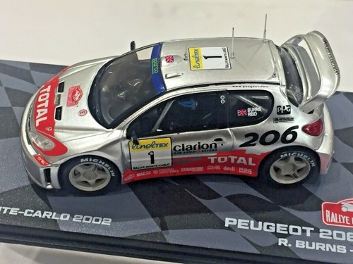 Peugeot 206 wrc rally - 1/43,
