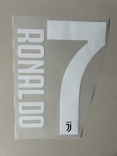 Nameset Calcio Juventus Cristiano Ronaldo 2019 2020 Bianco ⚽️ ??⚪️⚫️