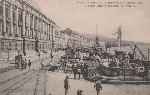 Cartolina messina sicilia il - sicilia,