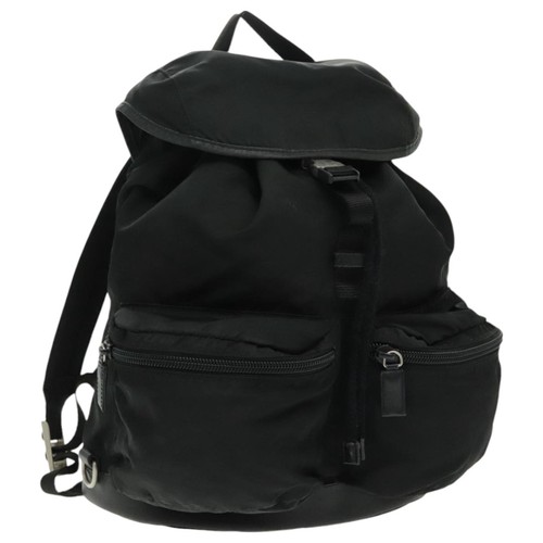 Zaino prada nylon nero argento - zaino,