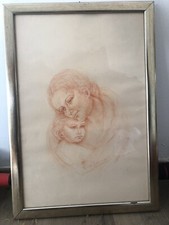 Quadro Con Cornice Mamma Con