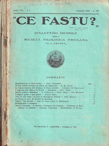 Fastu anno vii numeri - fastu?",,