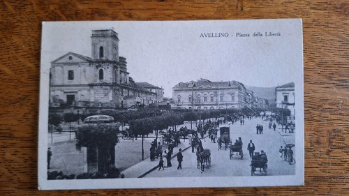 Cartolina avellino piazza - cartolina.,