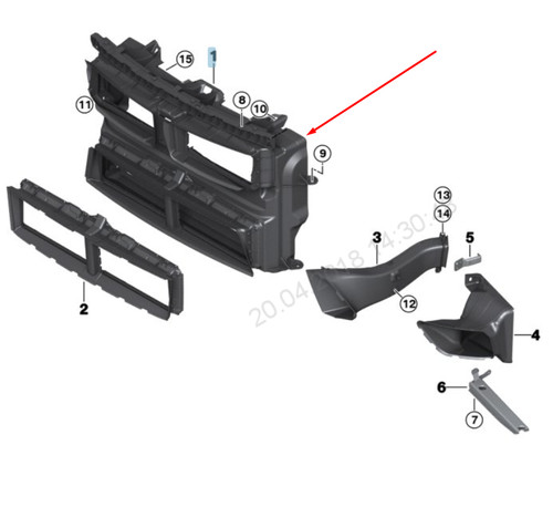 Bmw f48 radiatore guida - f48,