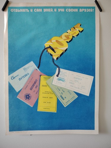 Poster originale sovietico