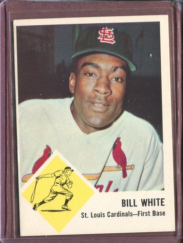 1963 fleer bill white - 1963, ex