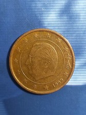 moneta 5 centesimi belgio 1999