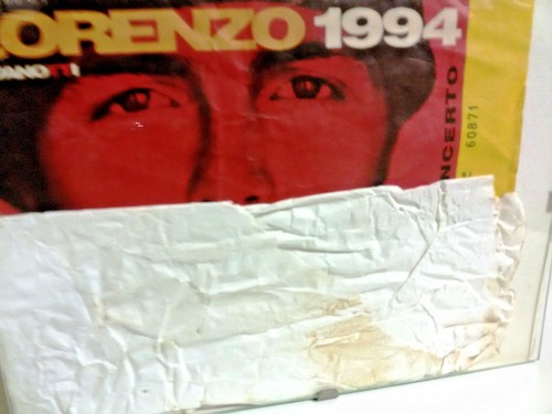 Jovanotti memorabilia concerto - memorabilia,