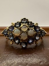 Anello vintage a grappolo in