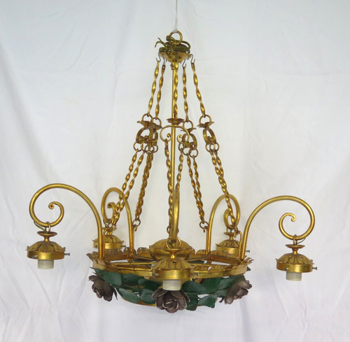 Lampadario vintage ferro - vintage,