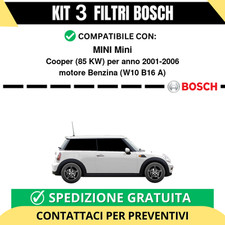 KIT BOSCH 3 Filtri tagliando