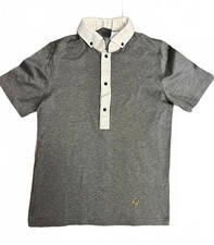 Polo Les Hommes grigia cotone