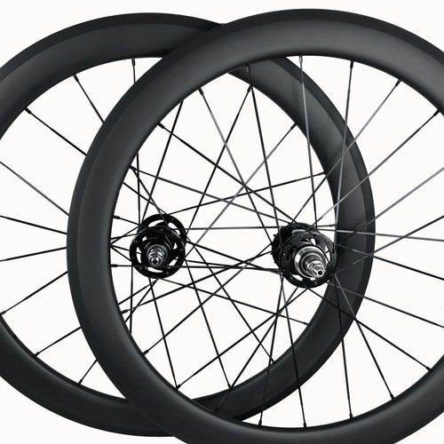 Ruote bici pista carbonio 25mm
