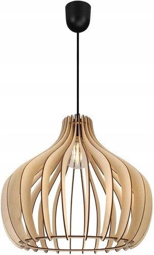 Lampada sospensione legno - sospensione,