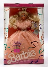 1991 Birthday Surprise Barbie bambola / Barbie compleanno / Mattel 3679, nfB