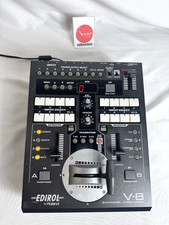 Roland Edirol V-8 Interruttore Mixer Video 8 Canali Digitale con Adattatore As-is #b141