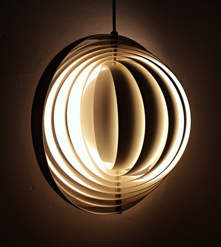 Verner panton lampada luna - lampada,