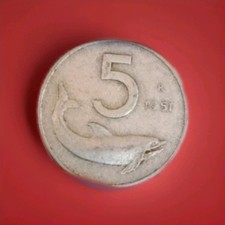 Moneta 5 lire anno 1951.  Da