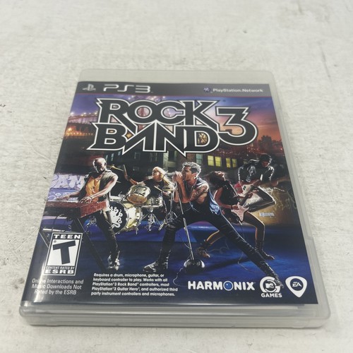 Rock band sony playstation - rock, 3