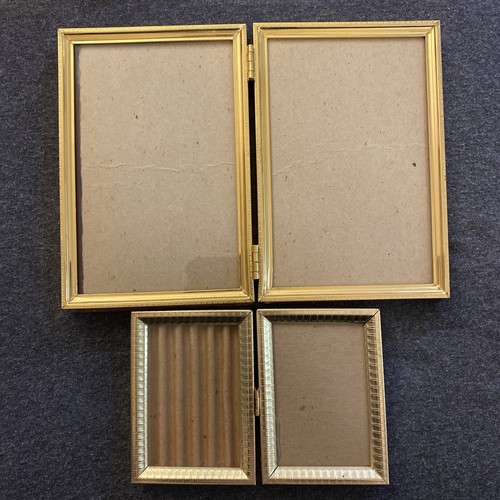 Lotto cornici vintage ottone - lotto,