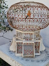 vecchia gabbia per uccellini