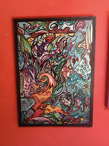 Quadro astratto moderno - quadro,
