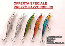 KIT 5 ARTIFICIALI MINNOW 9,5cm