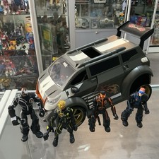 Hasbro Action Man Atom Action Figure Veicolo Bundle Retro Bambini TV Cartone Animato