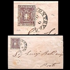 GOVERNO PROVVISORIO ?? MONTEVARCHI (P.5) PIEGO 10C (19b) X PRATO