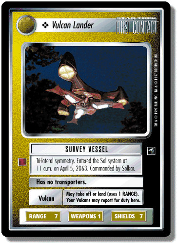 Vulcan lander first contact - vulcan,