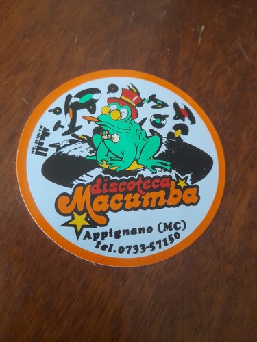 D11 adesivo discoteca macumba - d11),