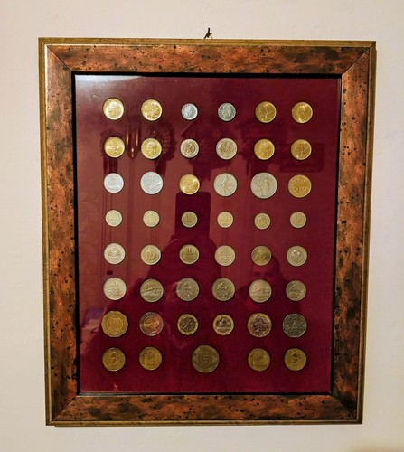 Quadro monete vintage - quadro,