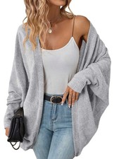 Cardigan donna oversize maglia