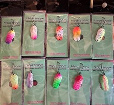 SPOON TROUT AREA 2,5 GR CUCCHIAINI ONDULANTI  SPINNING TROTA LAGO